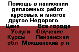 Помощь в написании дипломных работ, курсовых и многое другое.Недорого!!! › Цена ­ 300 - Все города Услуги » Обучение. Курсы   . Пензенская обл.,Мокшанский р-н